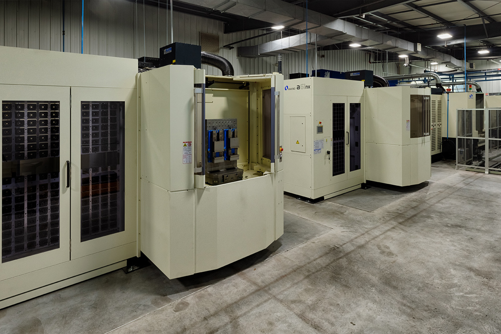 Makino module MMC2 machining center equipment with 4 bays